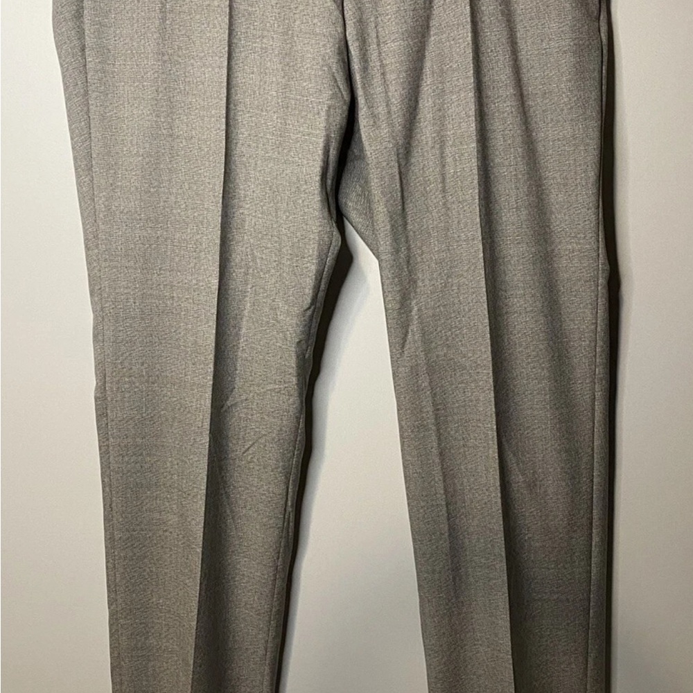 NWT Hugo Boss Dress Pants Mens 34x34  100% Virgin Wool Charcoal Gray